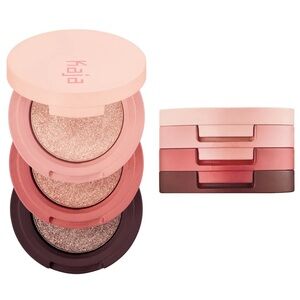KAJA Beauty Bento Bouncy Shimmer Eyeshadow Trio Stack in Orange Blossom - NEW